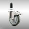 Service Caster 4 Inch 316SS Gray Poly Swivel 1-1/4 Inch Expanding Stem Caster Lock Brake SCC SCC-SS316TTLEX20S414-PPUB-114 - alternate 1
